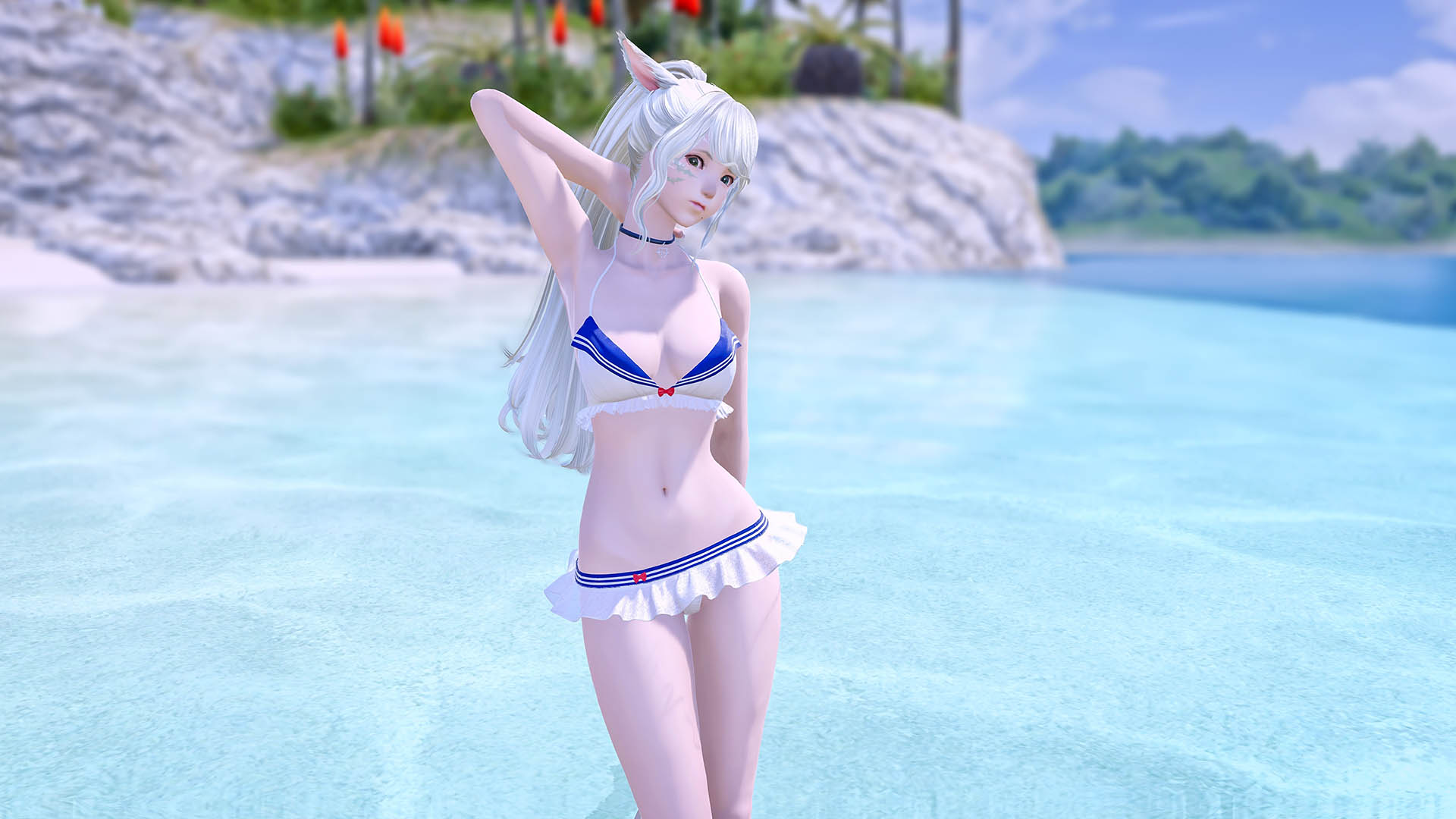 水手泳装 - Sailor Swimsuit